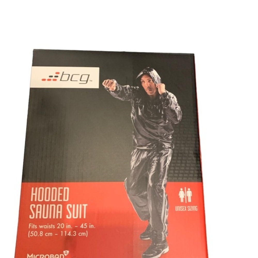 Sauna Suit BOTTOMS‎ ONLY. Fits waists 20”-45”as per box.